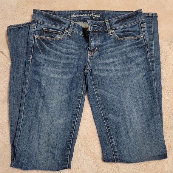 American Eagle Outfitters Denim - American Eagle Stretch Skinny Denim Jeans Size: 4